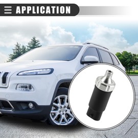 Motoforti Fuel Pressure Sensor, Oil Pressure Switch, for Jeep Cherokee 1992-1996, Plastic, Metal, NO.56026779, Black, Silver Tone