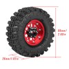 RCYouHott RC Aluminum 1.3 Wheels Tires for SCX24 TRX4M 1/18