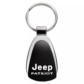Jeep Patriot Tear Drop Key Ring (Black)