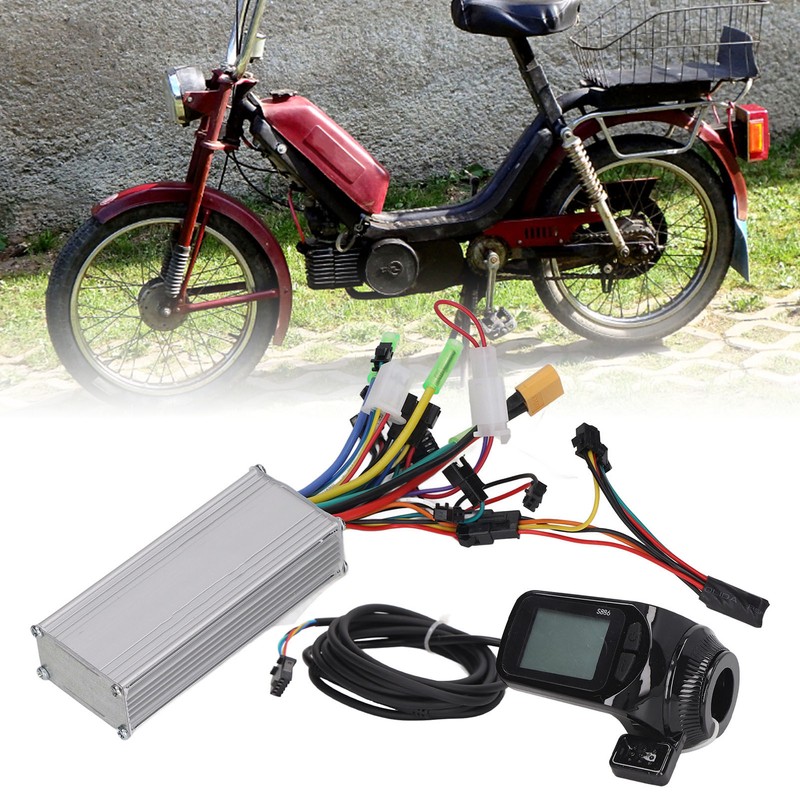 Electric Bicycle Brushless Controller Kit Electric Bike LCD Display Panel