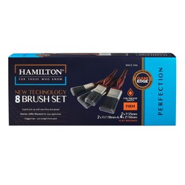 Hamilton Perfection Cleanedge Flat Brushes Twin Set - 8 Brushes (1100308-900)