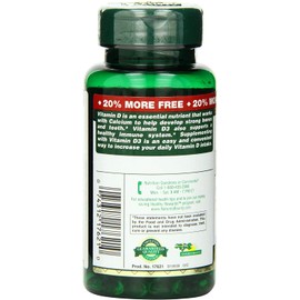Vitamin D by Nature's Bounty, Supports Immune Health & Bone Health, 2000IU Vitamin D3, 150 Softgels
