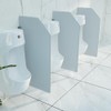 Public Toilet Partition for Men's Durable Wall-Mounted Men's Urinal Privacy