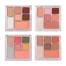 Eyeshadow 9, Popular, Perfect for Daily Makeup, Portable, Daily Makeup, Eyeshadow Palette, Glossy, Makeup Color Palette, Chinese Makeup, Vegan #14 Green