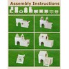 Sirvarni Hamster Hideout Cage Accessories - Hamster House and Habitat
