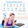 FITINDEX Scale with BMI, Body Fat, Muscle Mass, Smart Scale