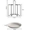 Glass Stand (with Tray) Glass Holder for Draining, Drying Glass,