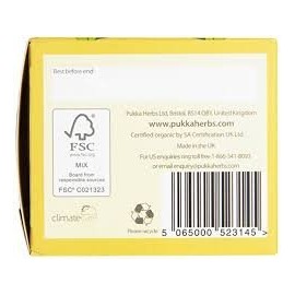 Pukka Organic Three Ginger Tea 1 x 20 Sachets - 36g