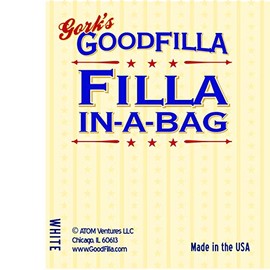 GoodFIlla White, 12 Pound, Wood and Grain Filler Powder, Stainable, Paintable, Sandable, Versatile | Zero Waste