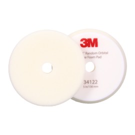 3M 3M Perfect-It Random Orbital Foam Compounding Pad, 5"/130 mm, White, 34122, for Automotive Compounding and Polishing