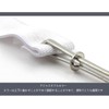 Cord Loop, Elastic Cord Thread, Set of 4, Stainless Steel,