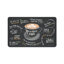 Papa Geschenk: Frühstücksbrettchen „Guten Morgen Papa“ - wertschätzendes Geburtstagsgeschenk für Papa, Geschenke für frischgebackenen Papa, Geschenk für Vater der schon alles hat