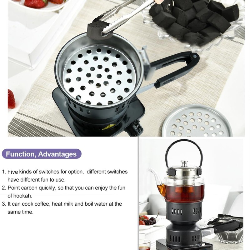 Charcoal Starter - Coal Burner for Cubes Hot Plate Durable