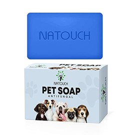 Jabn antimictico para Perros, champ para Perros contra alergias y picazn, Barra de jabn Natural con Aceite de rbol de t,                              
