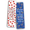 NewEights Inspirational Scriptures Bible Quotes Bookmarks (2-Sets X 6 Cards)
