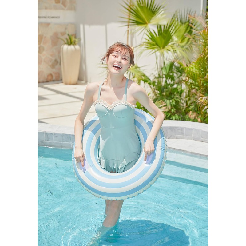 de'niko Swim Ring for Adults, 39.4 inches (100 cm), O-Shaped,