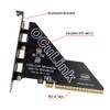Xiwai PCI-Express 4.0 16x PCIE Detachable to Four Oculink SFF-8612