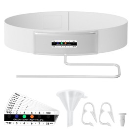 Kit completo de prueba de orina, cinturón oculto alargado de 43.3 pulgadas, de alta elasticidad y cómodo, bolsa de muestra suave translúcida de 2 a 4 onzas en el cinturón, calcomanías y embudo