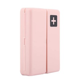 Oumefar Pastillero magnético con diseño magnético único pastillero semanal Pastillero organizador diario para tornillo de sujeción (rosa)