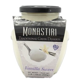 Monastiri Traditional Greek Vanilla Preserve, 500gr glass jar