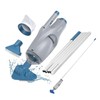 KOKIDO (2025) Rechargeable Handheld Pool Vacuum, Aluminum Pole and 2