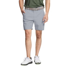 M MAELREG Golf Shorts Men Quick Dry 7'' Inseam Stretch Waist Flat Front Flex Zipper Pocket Casual Shorts Men
