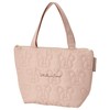 Skater KBCT9-A Quilted Fabric Insulated Lunch Tote Bag with Pockets,