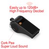 Fya Whistle, Professional Sports Whistle with Lanyard, Loud Clear Black