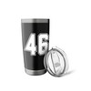 Number 46 BACKSIDE - Birthday Sports Team Jersey Numbered Stainless