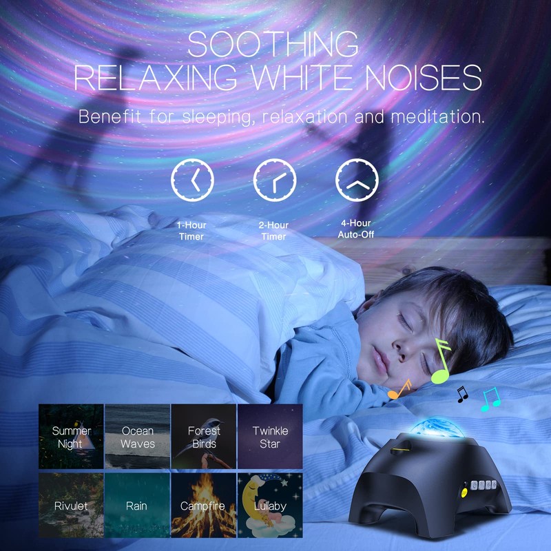 Northern Galaxy Light Aurora Projector with 33 Light Effects, Night