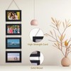 4x6 Wall Hanging Collage Picture Frame with 4 Openings, Black