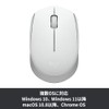 Logicool M171rOW Wireless Mouse, Small, Lightweight, Symmetrical, Small, Light, M171r