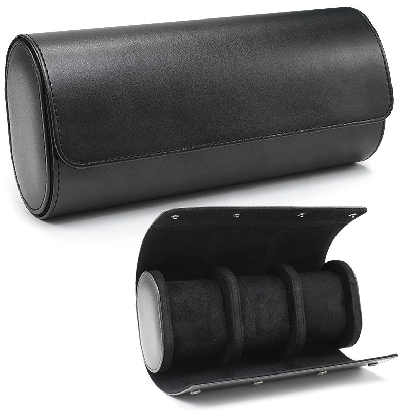 Watch Roll Travel Case for Watch Storage – Leather Organizer