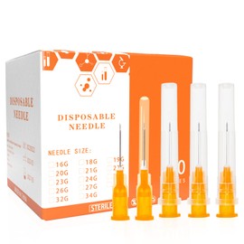 25 Gauge Needle 1/2 Inch, Individual Package, Box of 100 Pcs