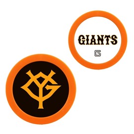 HOKUSHIN TRADING MK0485 Golf Ball Marker Yomiuri Giants Tip Marker YG Orange