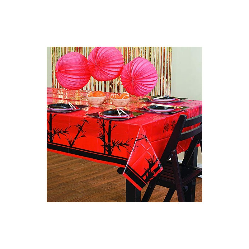Fun Express 2024 Chinese New Year Plastic Tablecover - 54"