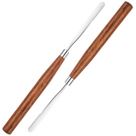 FRCOLOR 2Pcs Makeup Spatula Portable Foundation Spatula Girl Makeup Spatula Decorative Spatula