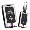 HIBEYO 5 Button Key Fob Cover Compatible with Jeep Grand