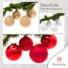 DecoLite: Glass Christmas Tree Baubles, Diameter 10 cm (Pack of