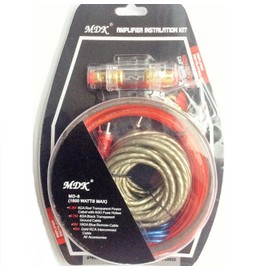 High Power Amplifier Wiring Kit 8 Gauge 8GK Amplifier Power Cable Kit