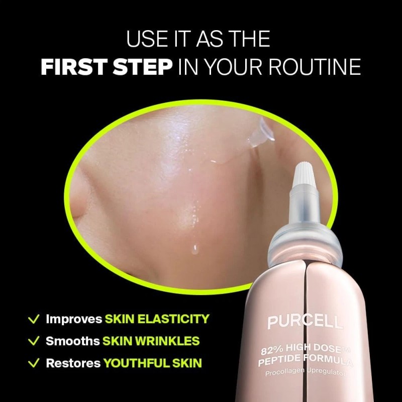 PURCELL 82% High Dose Peptide Formula 30ml – Anti-Aging Serum