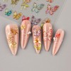 Butterfly Nail Art Stickers Decals 5D Embossed Nail Decals Spring