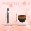 Benixmidart 2Pcs Makeup Brush Set Foundation and Concealer Brushes, 1Pc