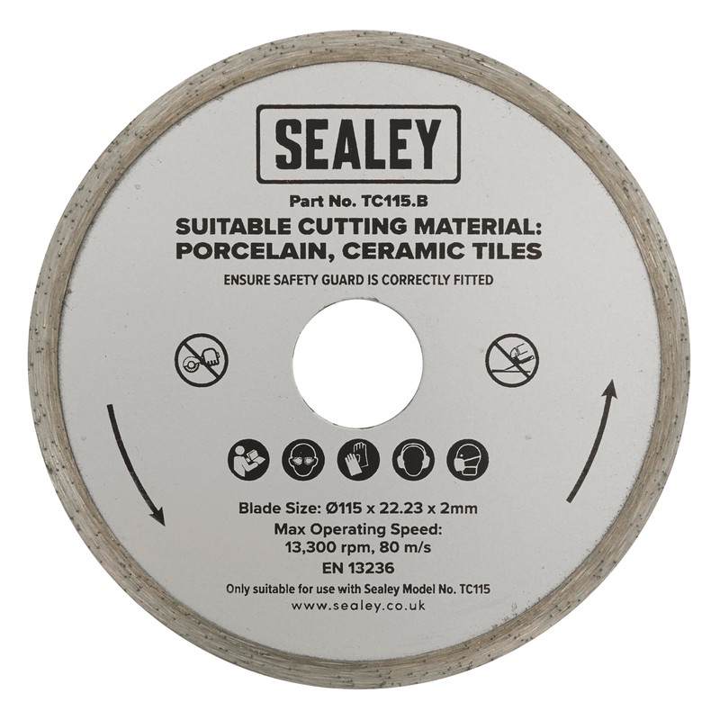 Sealey Blade Ø115 (Bore Ø22.23mm) - TC115.B