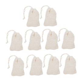 Ipetboom 10pcs Soap Bag Mesh Holder Drawstring Exfoliating Foaming Net Shower Supplies Australian Made