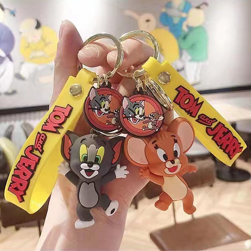 [AnT] 3D Mascot Couples Key Chain Accessories Silica Gel Car