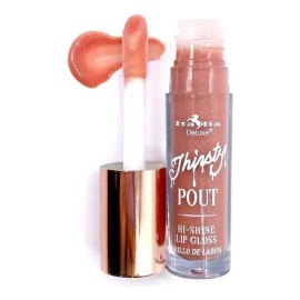 Brillo Labial Lip Gloss Thirsty Pout Hi-shine Italia Deluxe Color 06 Nudist                                                                           