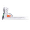 12in L Square Ruler Multifunction Scale Standard Carbon Steel Detachable