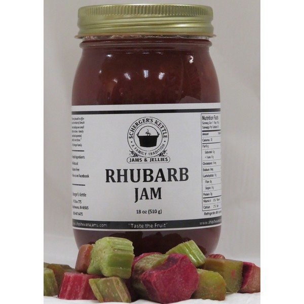 Rhubarb Jam, 18 oz