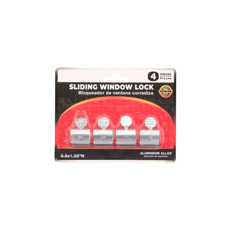 4PCS Aluminum Sliding Window Locks – Security Locks for Metal